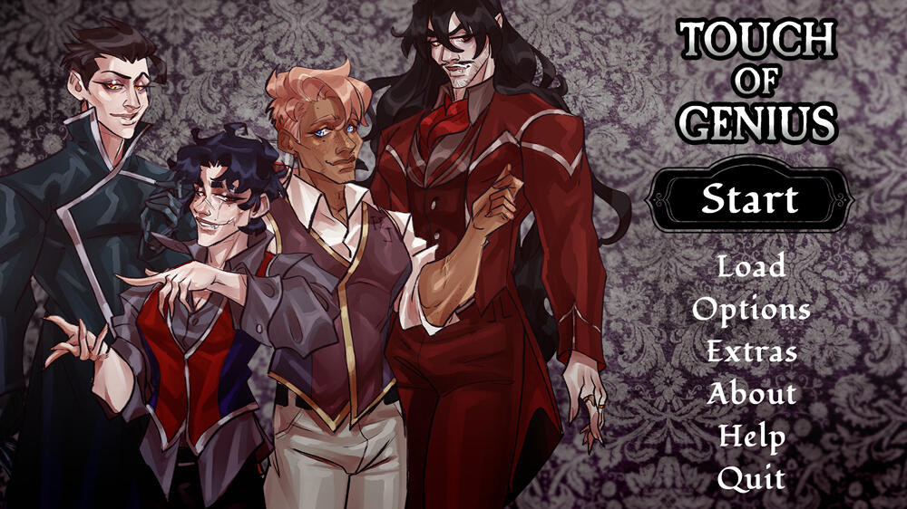 Touch of Genius Main Menu